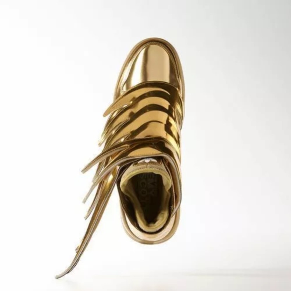 SOLD! ADIDAS JEREMY SCOTT WINGS 3.0 GOLD BATMAN SHOES - Picture 5 of 8